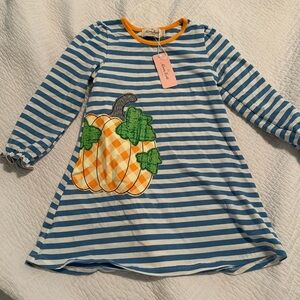 4T Pumpkin Dress
